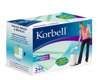 Korbell Standard Bin Liner - 3 Pack Refill