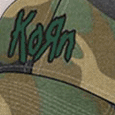 Korn Full Camo Print Baseball Cap