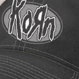 Korn Grey Fitted Baseball Cap