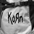 Korn Light Grey Nylon Backpack