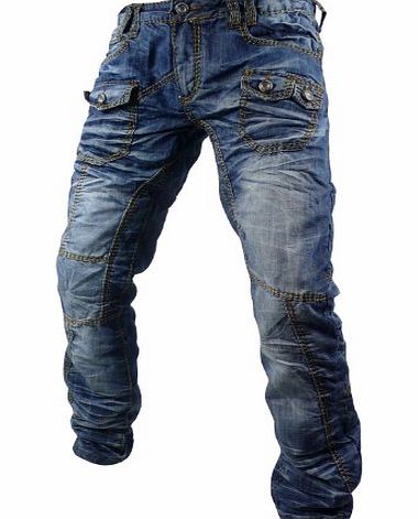 Kosmo Lupo Kamp;M KM Metroit Mens Jeans itaian Denim brand premium luxury Designer Pants Trousers W38 / L32