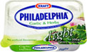 Philadelphia Light with Garlic and Herbs (200g) Cheapest in Ocado Today! On Offer