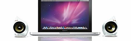 2.0 TV Macbook Mac Macbook Pro Air Multimedia PC Netbook Laptop Notebook Compact Home Cinema Threate Speakers Stereo Multimedia USB (White)