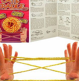 Kressies Cats Cradle Retro Toy Game Classic Fumble Finger String Game Party Bag Filler