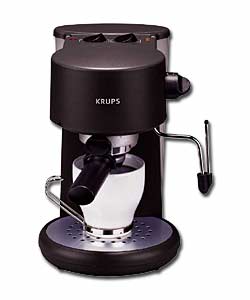 KRUPS Vivo Black Espresso/Cappuccino Machine