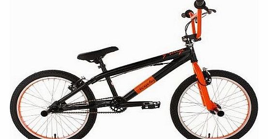 BMX Bike Freestyle 20 Inch G-Surge Black-Orange KS Cycling