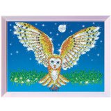 KSG Sequin Art and Beads Barn Owl