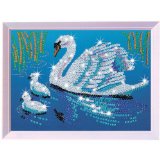 KSG Sequin Art and Beads Swans