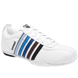K*Swiss Male Arvee Sp Ii Leather Upper Fashion Trainers in White and Navy
