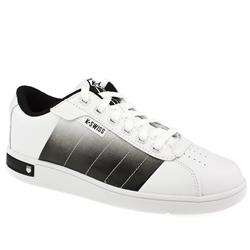 K*Swiss Male Davock Leather Upper Fashion Trainers in White and Black