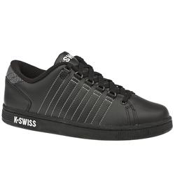 Male Lozan Tt Iii Leather Upper Fashion Trainers in Black, White and Blue
