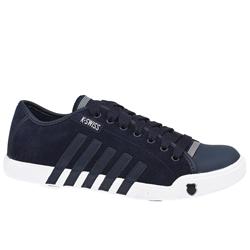 Male Moulton Ii Suede Upper Fashion Trainers in Navy