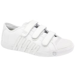 K*Swiss Male Moulton Strap Leather Upper Fashion Trainers in White