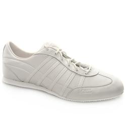 Male Orono Leather Upper Fashion Trainers in White