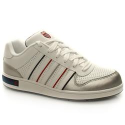 Male Thelen Leather Upper Fashion Trainers in Multi