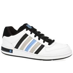 K*Swiss Male Thelen T Leather Upper Fashion Trainers in White and Grey