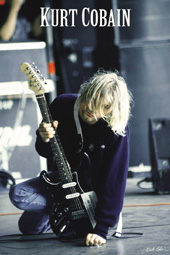 Kurt Cobain Grip Poster