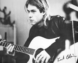 Kurt Cobain Guitar Mini Poster