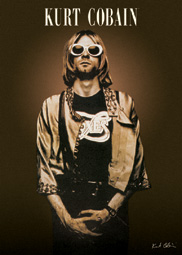 Kurt Cobain Shades Poster