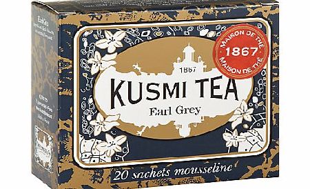 Kusmi Earl Grey Tea Bags, Pack of 20