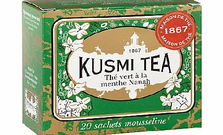 Kusmi Spearmint Tea Bags, Pack of 20