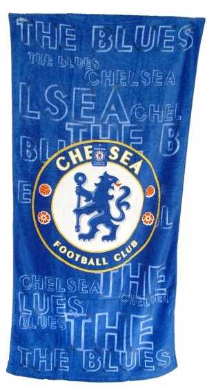 KY Pro Chelsea FC Large Beach Towel (76cm x 152cm)