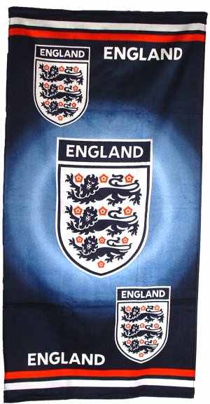 FA England Large Beach Towel (76cm x 152cm)