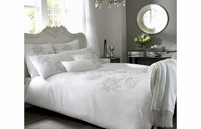Kylie at Home Audrey White Kylie Bedding Pillowcases Square -