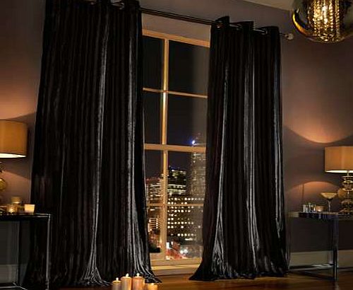 Kylie At Home Kylie Minogue Iliana Pair of Lined Eyelet Curtains