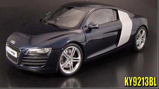 Audi R8 4.2 V10 in Blue with silver Blade