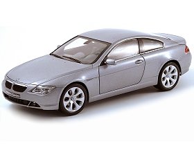 Die-cast Model BMW 645ci coupe (1:18 scale in Silver)
