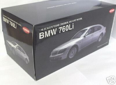 Diecast Model BMW 760 Li LWB (E66) in Silver