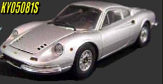 Kyosho Ferrari Dino 246 GT 1969 Silver