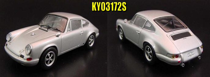 Kyosho Porsche 911R 1967 in Silver