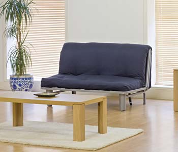 Kyoto Futons Limited Seth 2 Seater Futon in Navy
