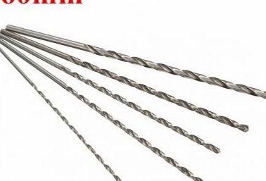 Kyz Kuv 2mm To 5mm Diameter Extra Long HSS Auger Twist Drill Bit Straigth Shank 160mm
