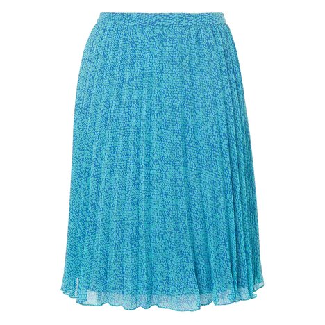 L.K. Bennett Dama Printed Skirt Colour Soft Pool