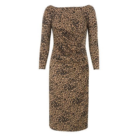 Wilder Dress Colour CaramelLeopard