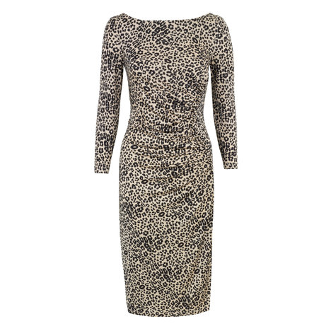 Wilder Dress Colour FawnLeopard