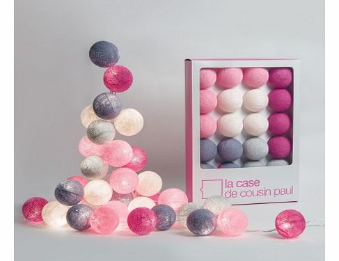 Hoi An garland - 20 luminous balls `One size