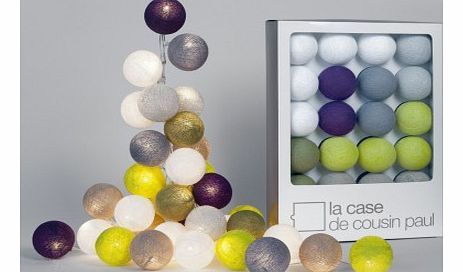 Wanaka garland - 20 luminous balls `One size