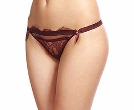 Ingenue burgundy G-string