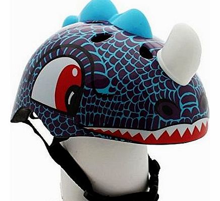 La Sports Dinosaur Childrens Safety Helmet Cycling Skating Scooter Bike (Suitable Kids aged 3 - 10)