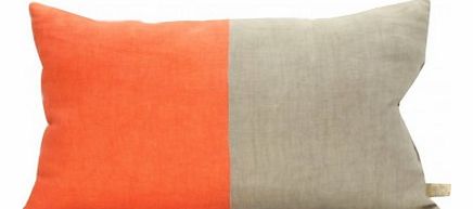 Lab Cushion - Half orange `One size