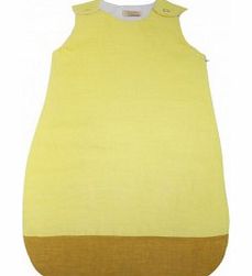 Lab Linen two-tone baby sleeping bag Yellow S,M