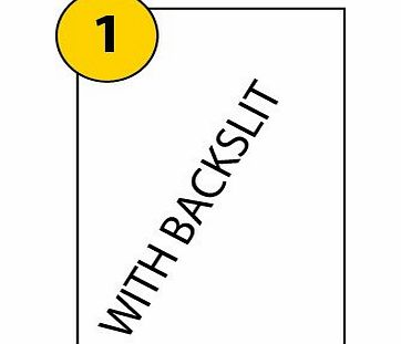 Labels4u 1 Per Page/Sheet, 50 Sheets, White Blank Self-Adhesive A4 Address Addressing, Printable With Laser or Inkjet Printer or photocopier, 210 x 297mm, Compatible with Software codes 3478 amp; DPS01 FOR JA
