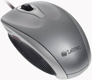 labtec 5 Button 1200DPI Laser Mouse - Silver - Ref. 931733-0914