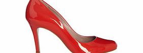 Lacey`s London Quiver red leather patent heels