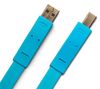 USB 2.0 A Male-to-Male B Flat Cable - 1.2m -