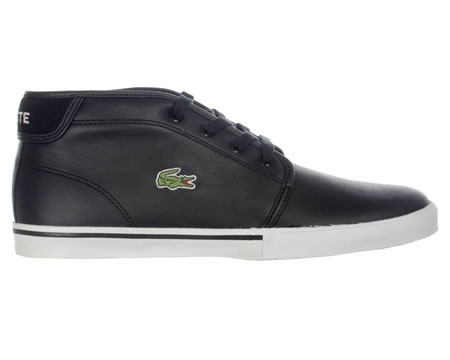 Lacoste Ampthill Black Leather Chukka Boot